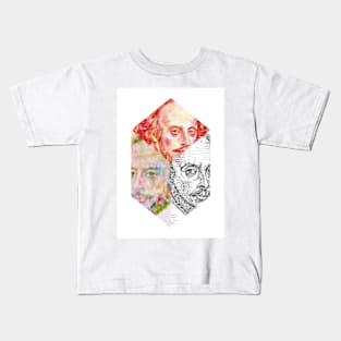 THREE TIMES WILLIAM SHAKESPEARE .4 Kids T-Shirt